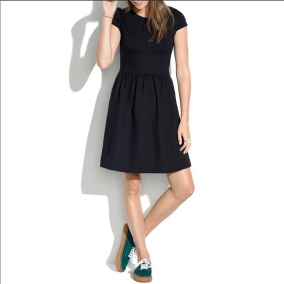 Madewell Ponte Screenplay Dress- Gray - Picture 5 of 9